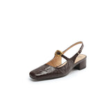 AIRA | GENUINE LEATHER SQUARE-TOE SHOE