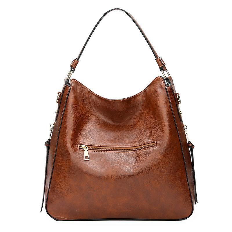 Jennifer | Elegant Leather 3-Piece Hobo Bag Set