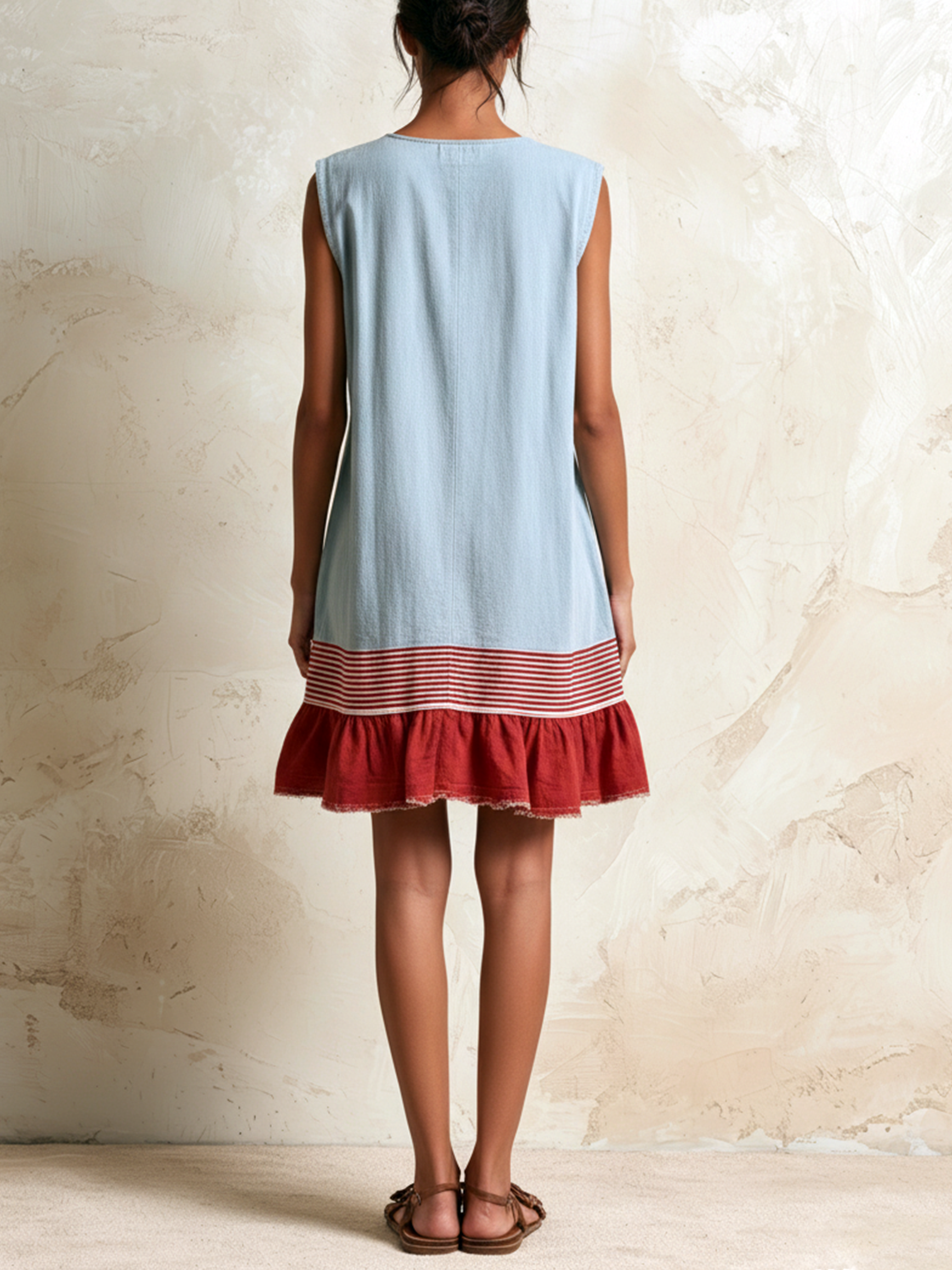 Amelie | Classic Ruffle Hem Tunic Dress