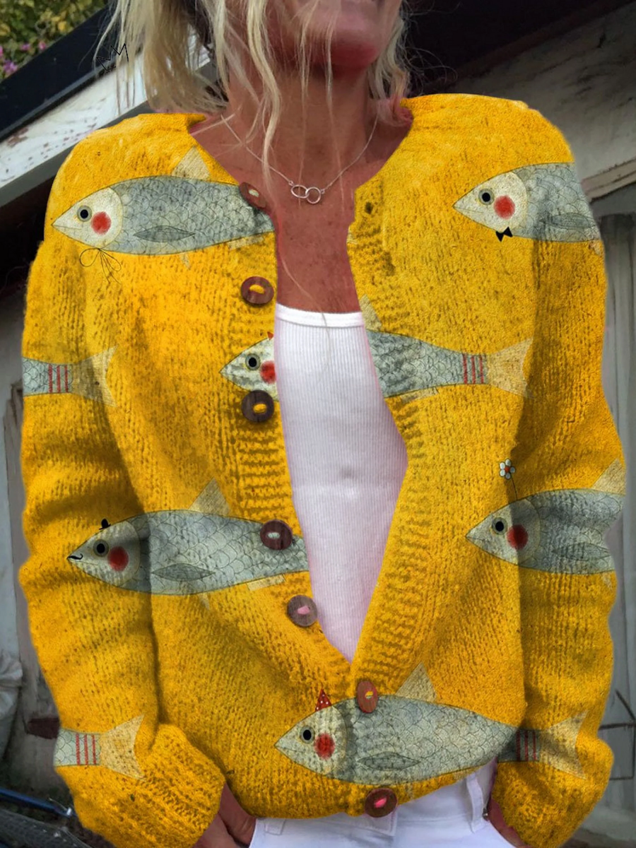 Rosie | Vintage Knit Cardigan Sweater
