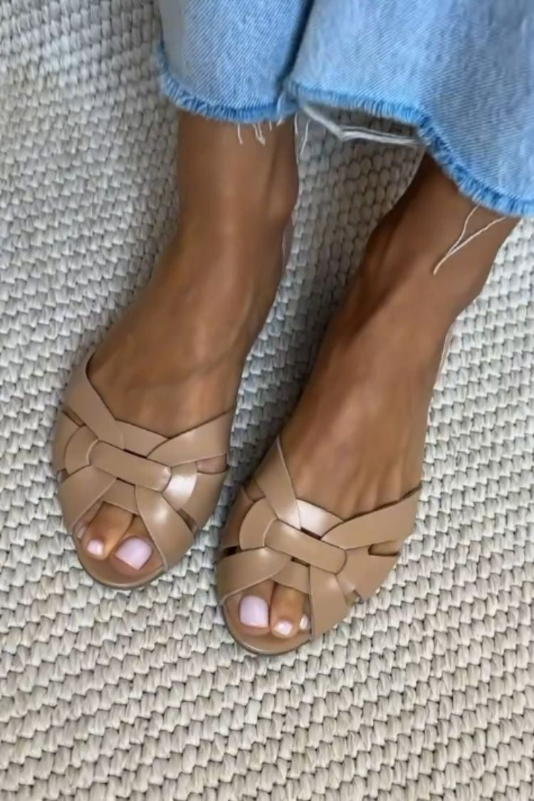 Sophie | Natural Braided Sandals