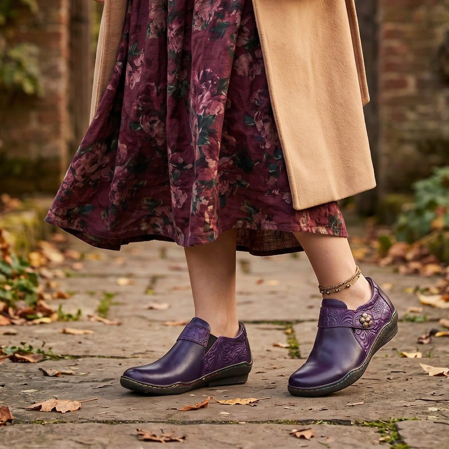 Vintage Genuine Leather Comfy Flat Shoes