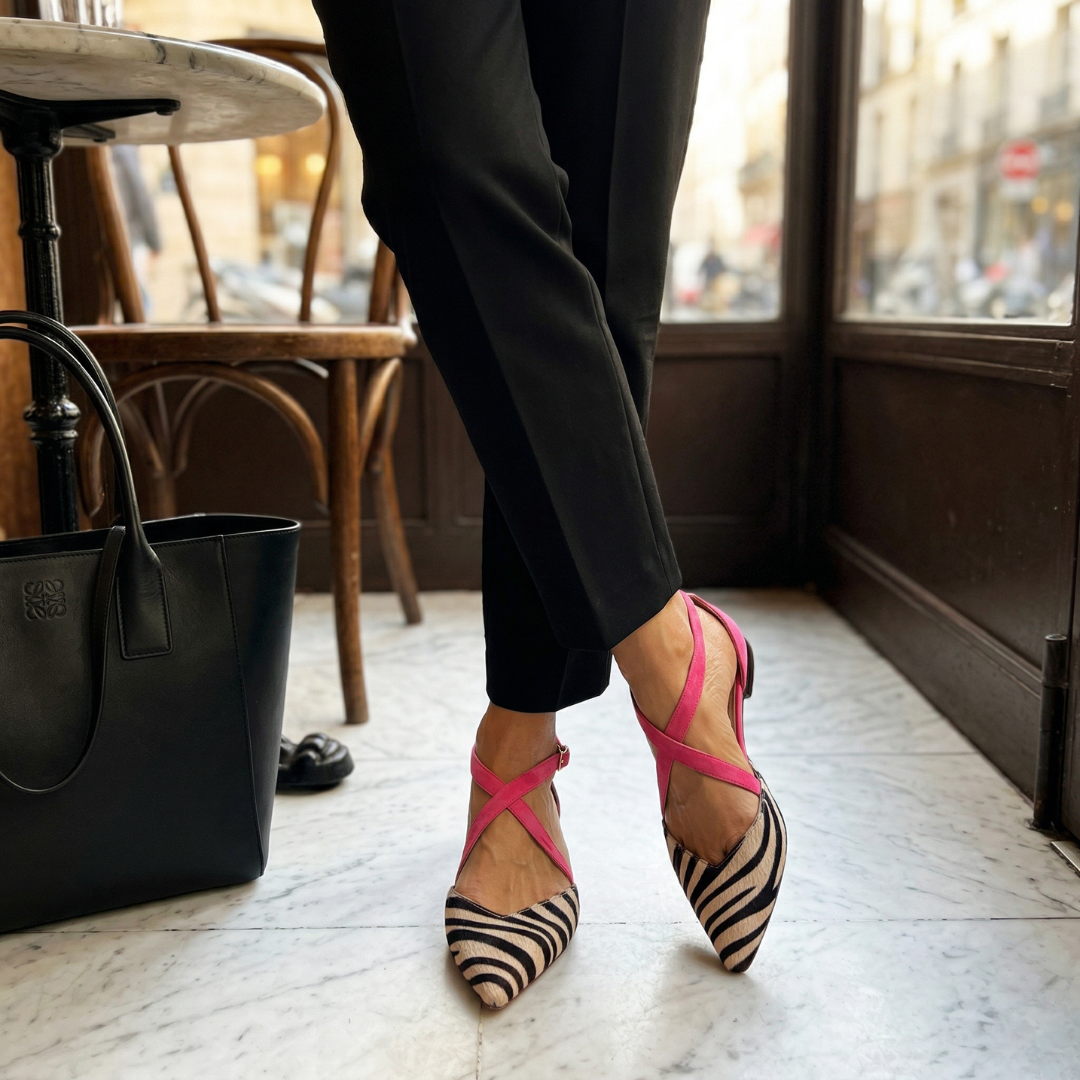 Aveline | Elegant Strap Ballet Flats