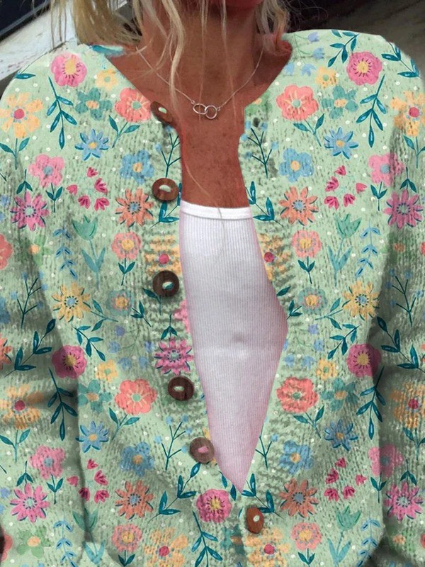 Amelia | Women's Vintage Floral Cardigan