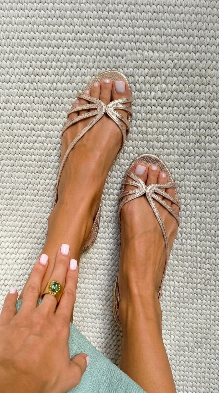 Serena | Golden Summer Elegance Sandals
