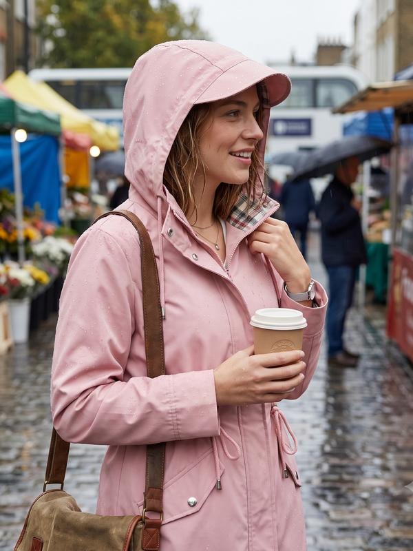 Aimee | Women's Hooded Waterproof Trench Coat
