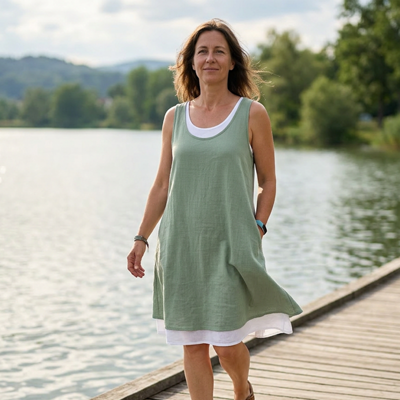 Rosie | Two-Piece Sleeveless Dress