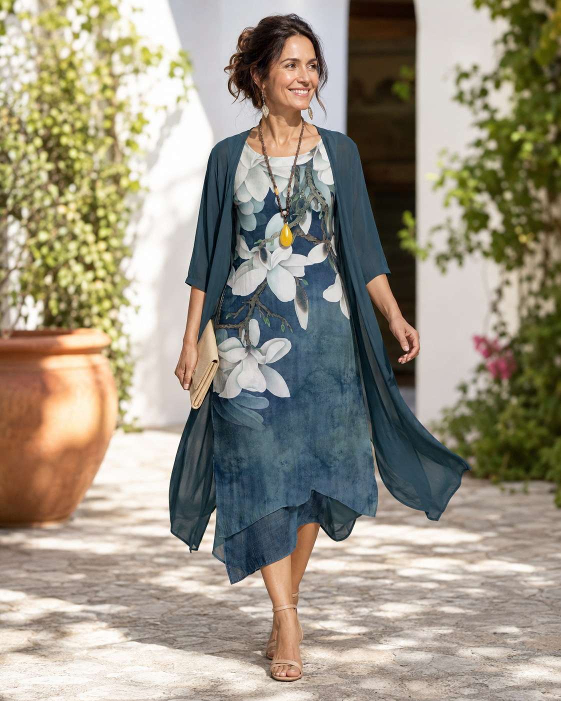 Catherine | Floral Layered Two-Piece Set