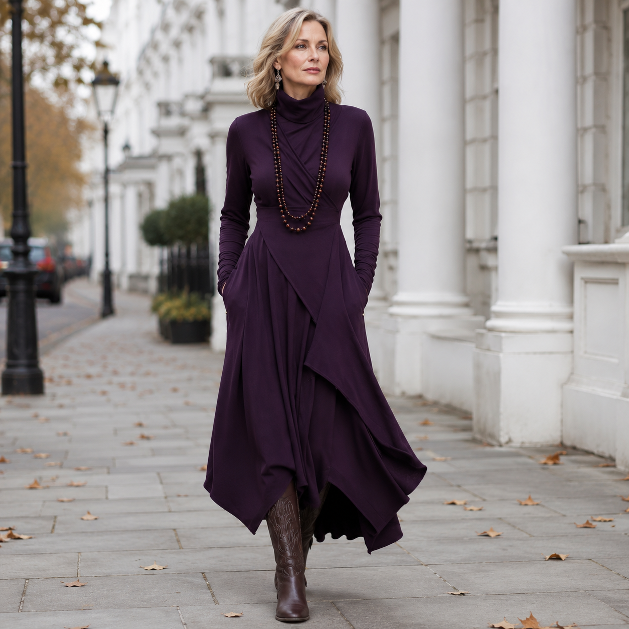 Aurelia | Women's Turtleneck Maxi
