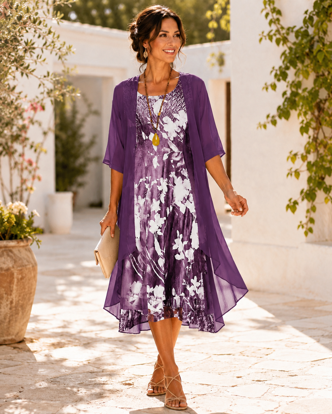 Elizabeth | Floaty Layered Two-Piece Set