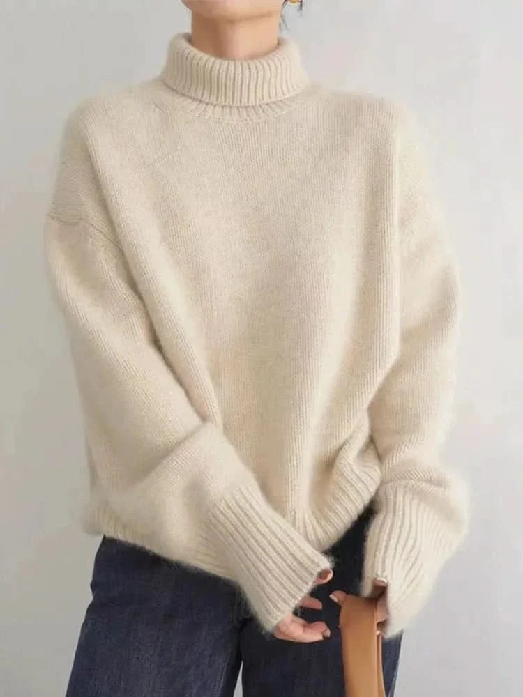 Eliza | Luxe High-Neck Sweater