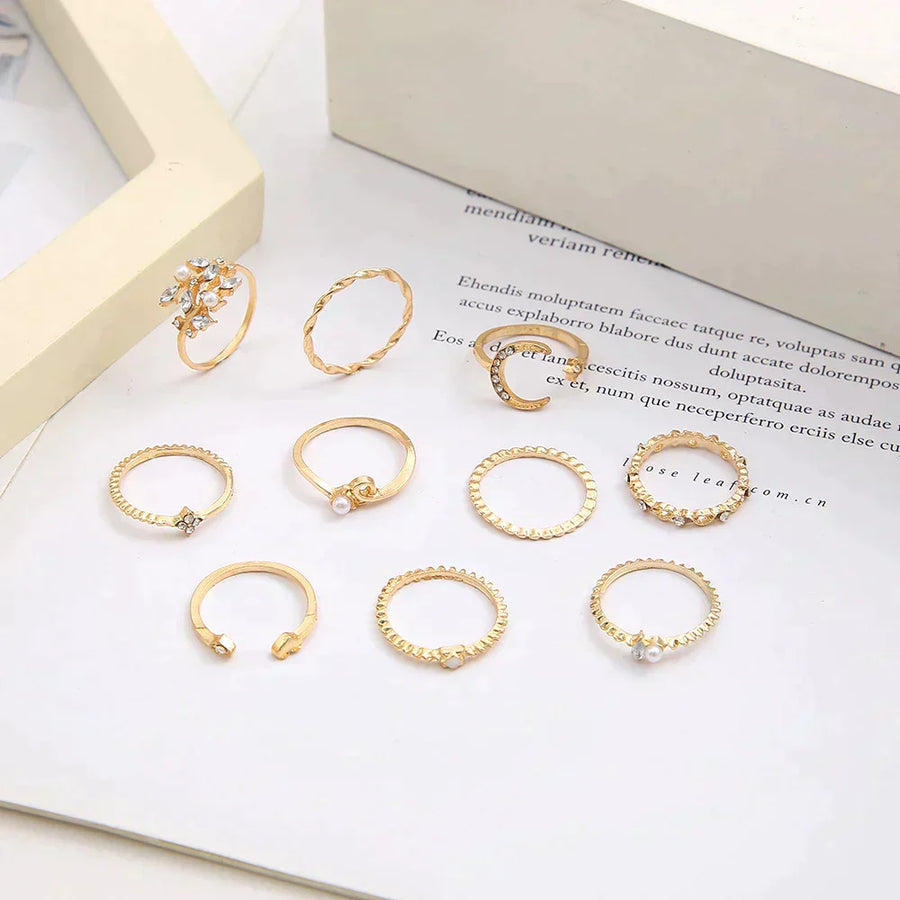 BOHEMIAN RING PACK (10 PCS)