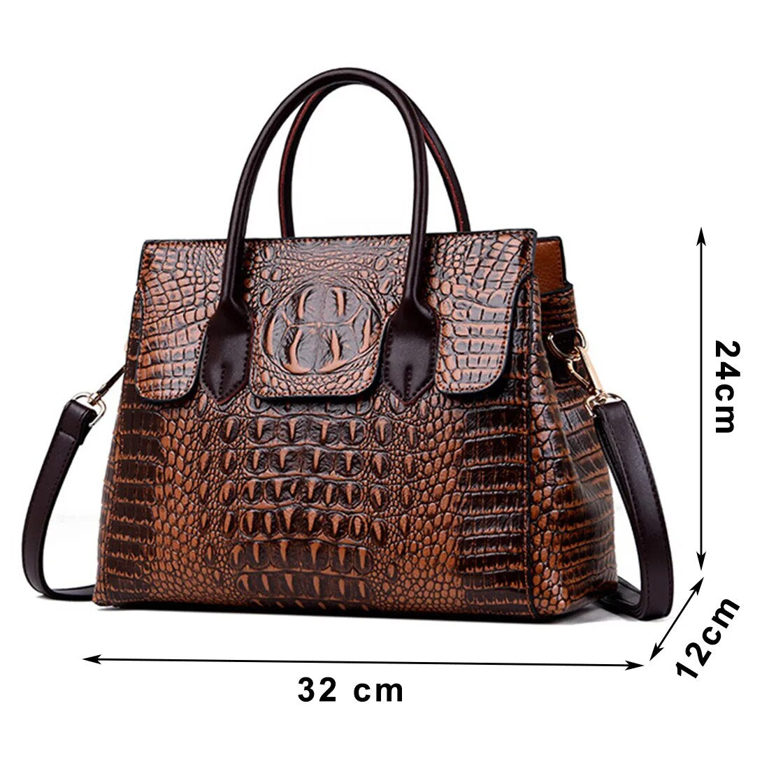 Luxury  Crocodile Designer Handbag