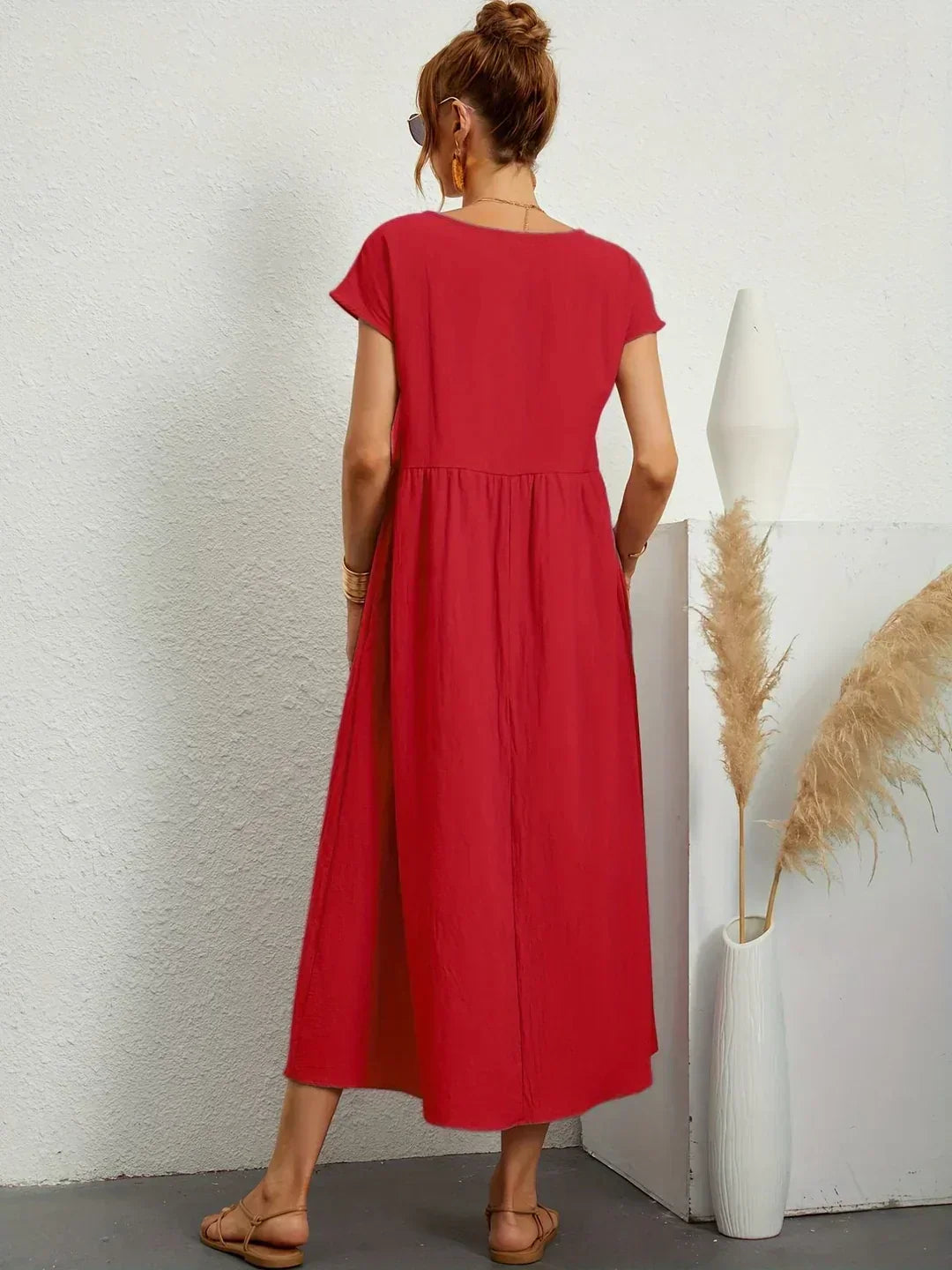 Ivy | Elegant Flowing Midi Dress
