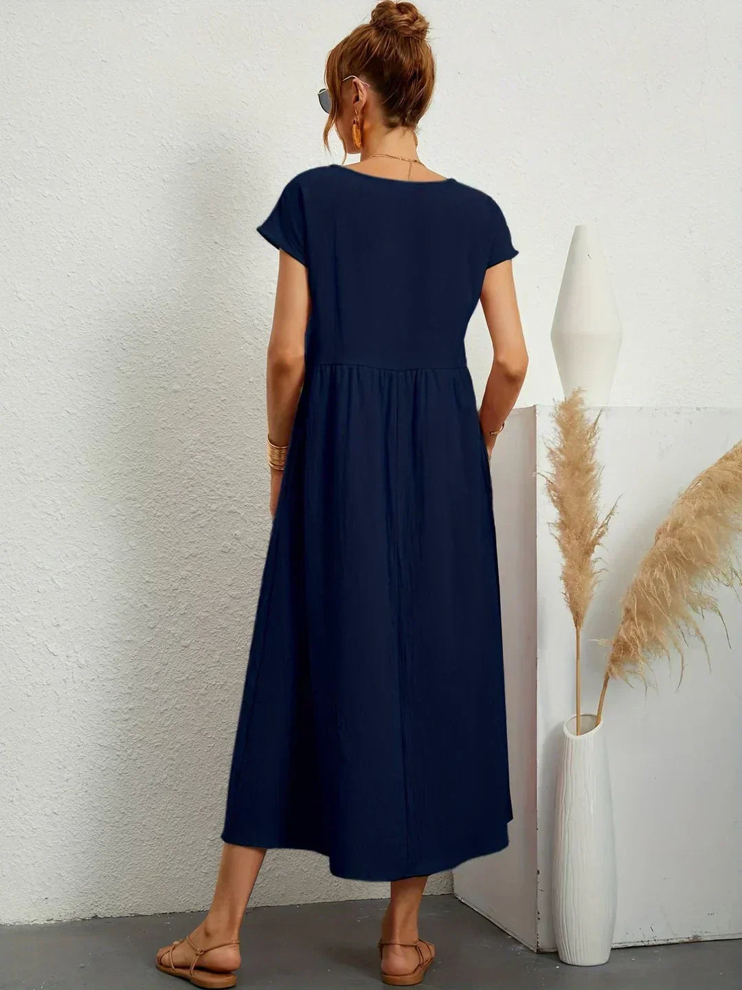 Ivy | Elegant Flowing Midi Dress