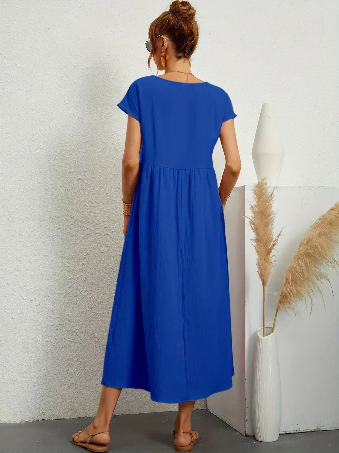 Ivy | Elegant Flowing Midi Dress