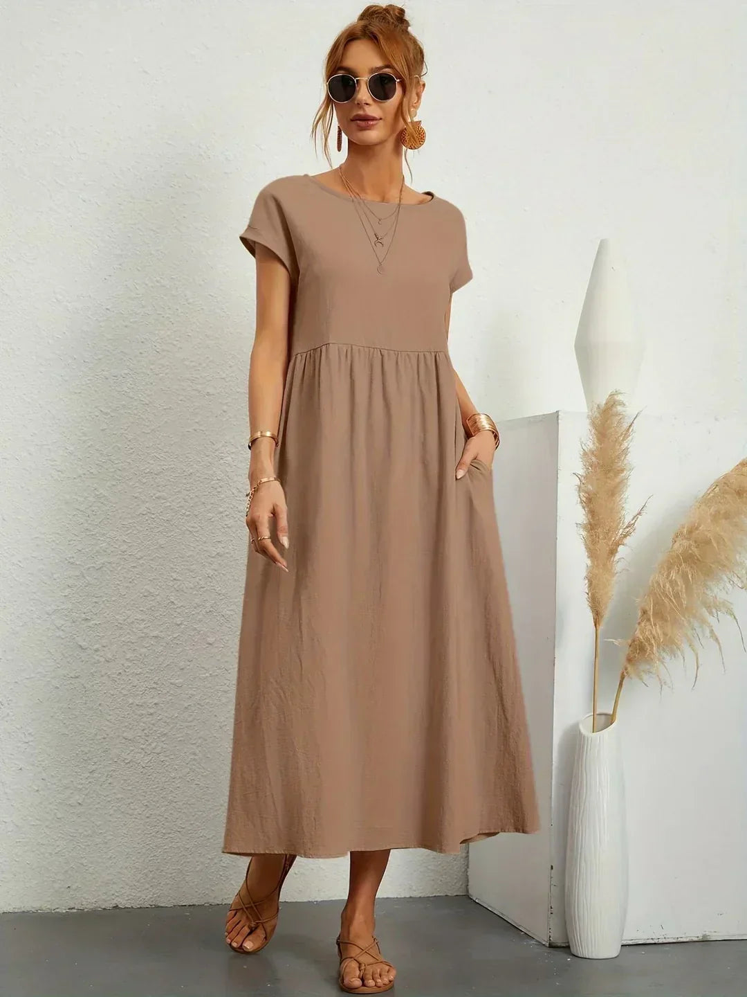 Ivy | Elegant Flowing Midi Dress