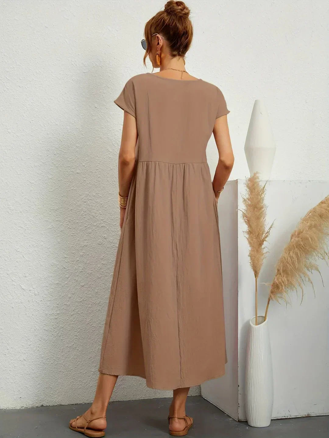 Ivy | Elegant Flowing Midi Dress