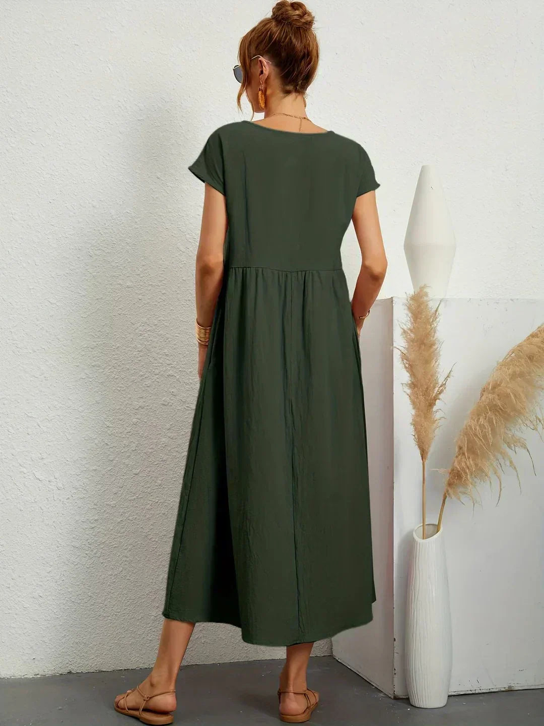 Ivy | Elegant Flowing Midi Dress