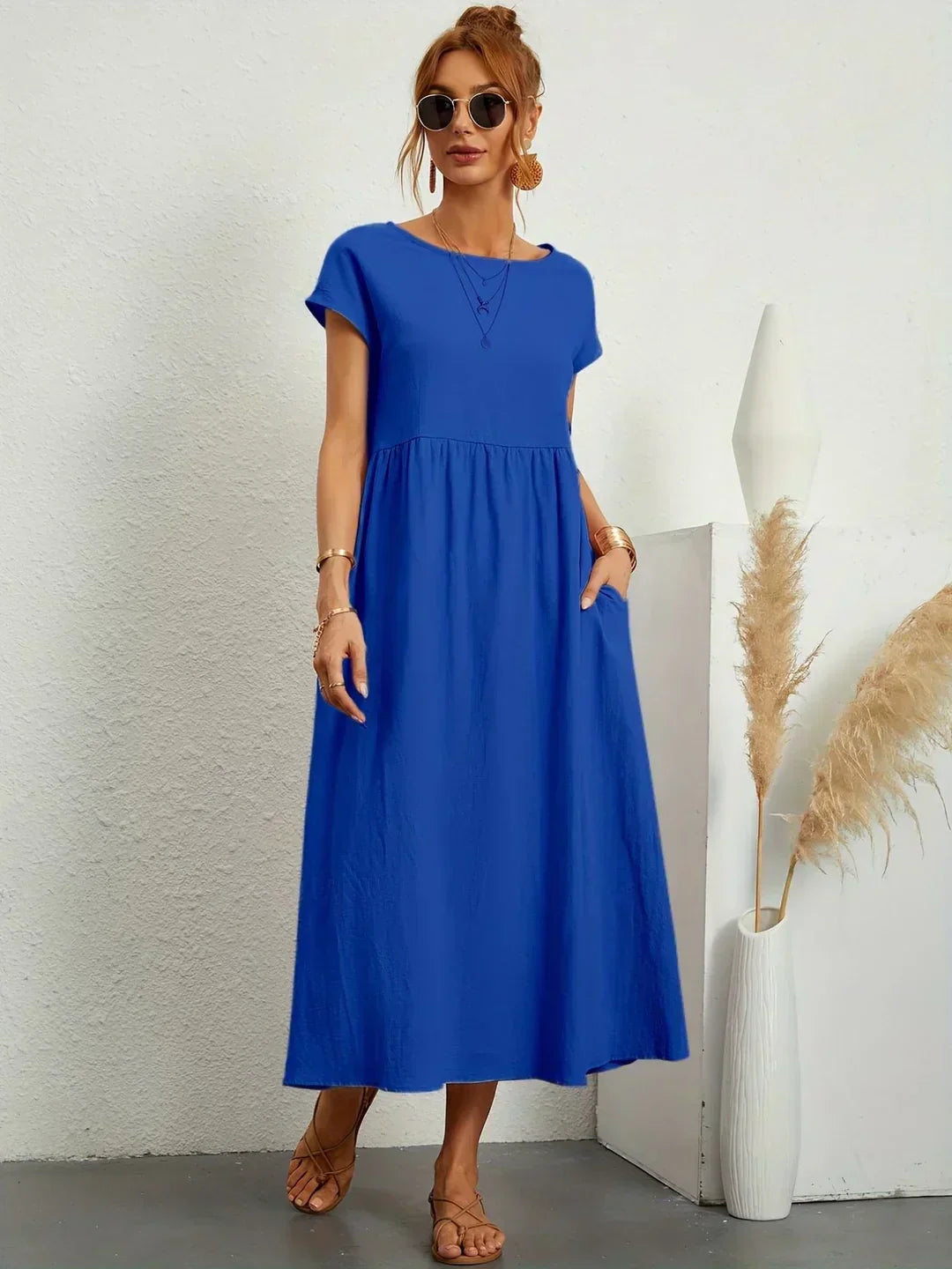 Ivy | Elegant Flowing Midi Dress