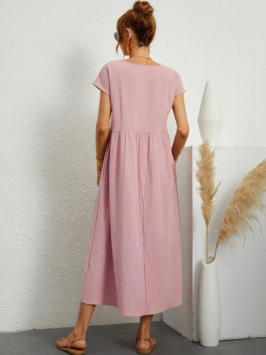 Ivy | Elegant Flowing Midi Dress