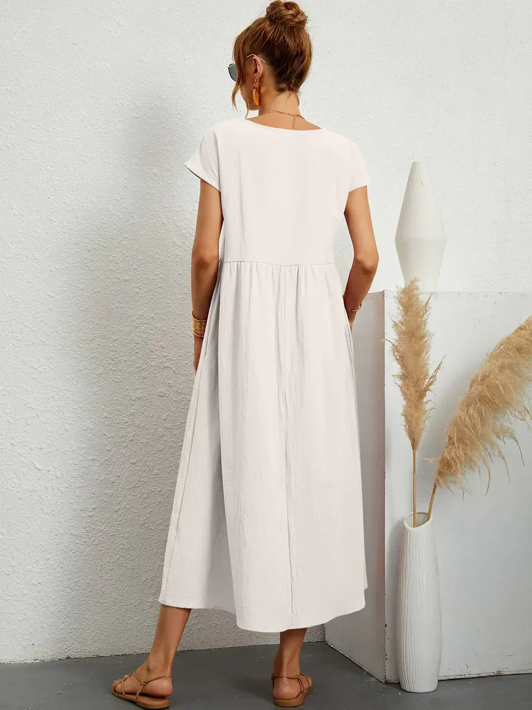 Ivy | Elegant Flowing Midi Dress