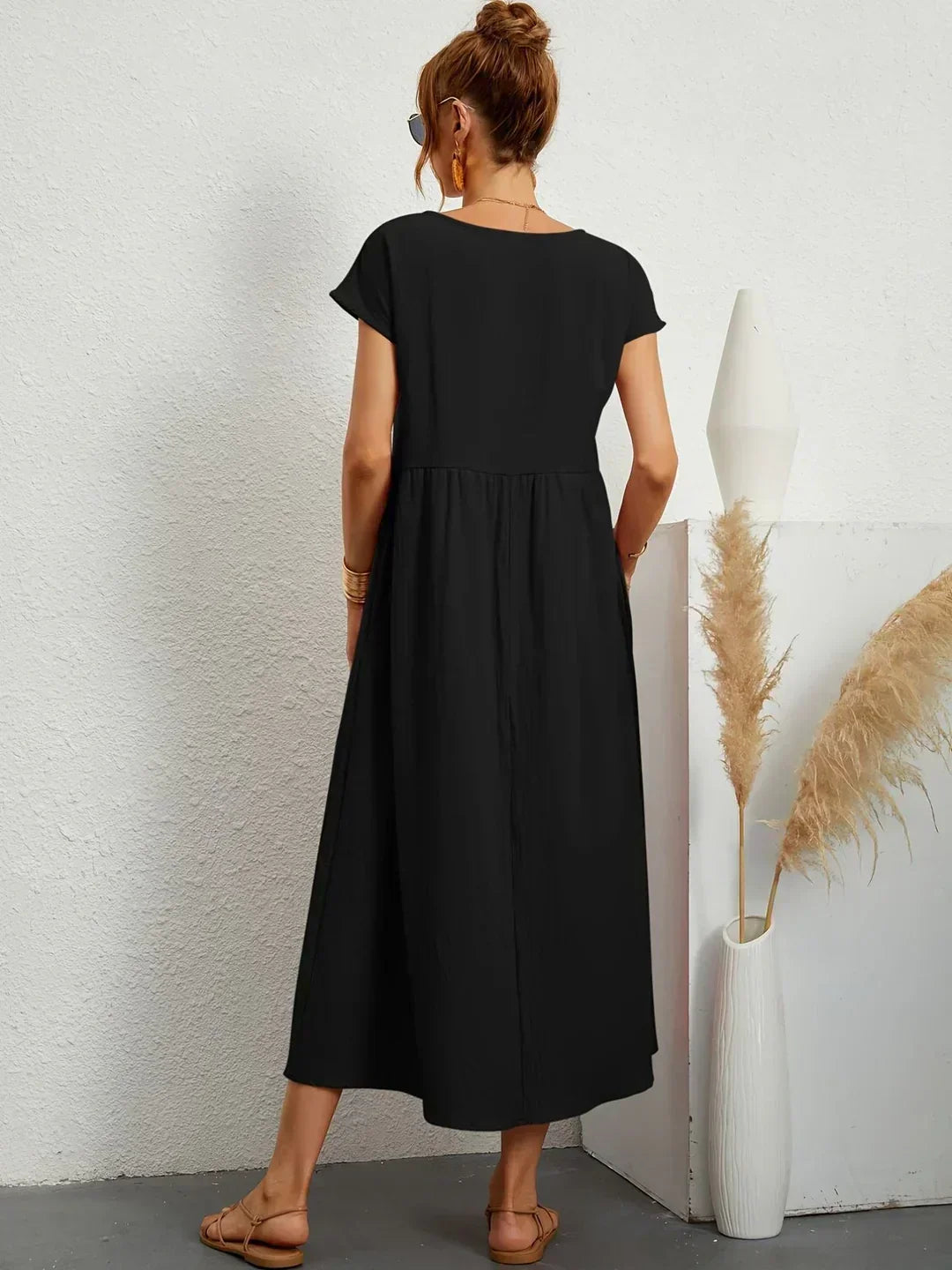 Ivy | Elegant Flowing Midi Dress