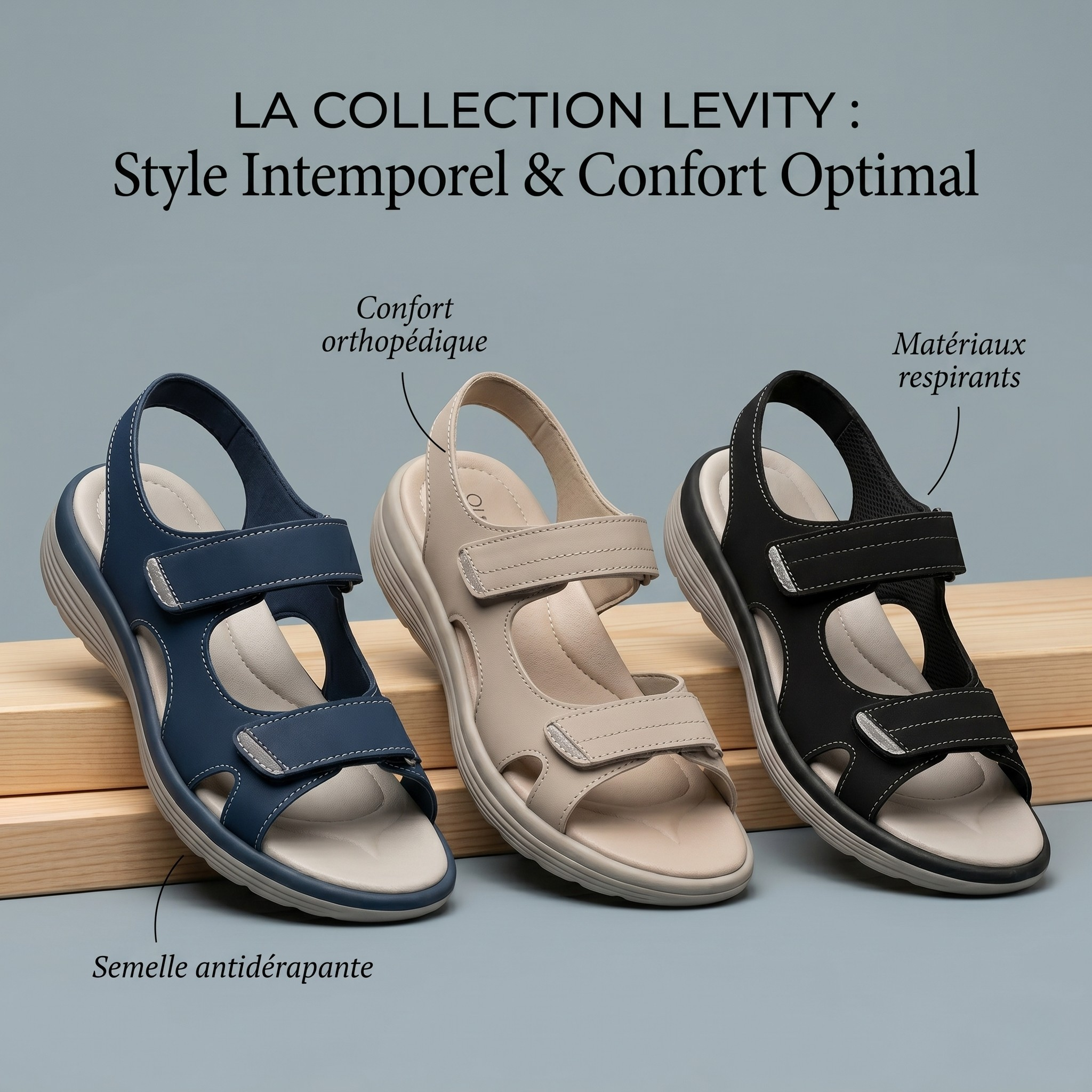 Sophie ⎸ Adjustable Comfort Sandals