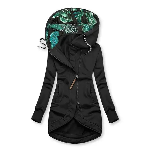 Lauren | Long-Sleeve Hooded Zip Jacket