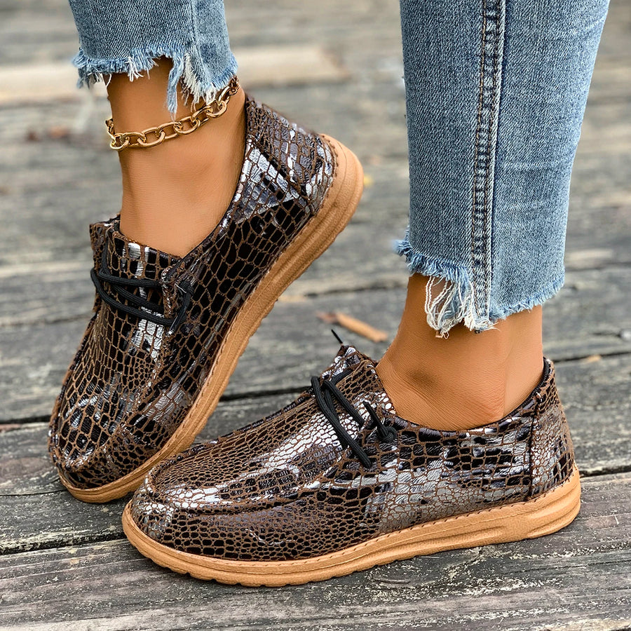 Amelia | Orthopedic Patterned Sneakers