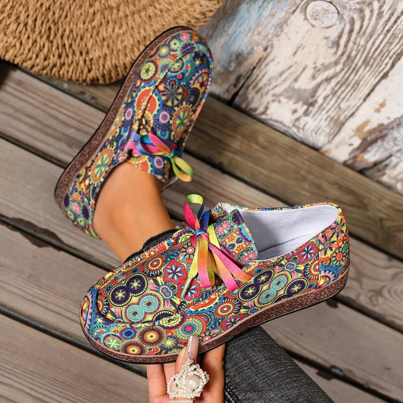 Maya | Vintage Lightweight Low-Top Sneakers