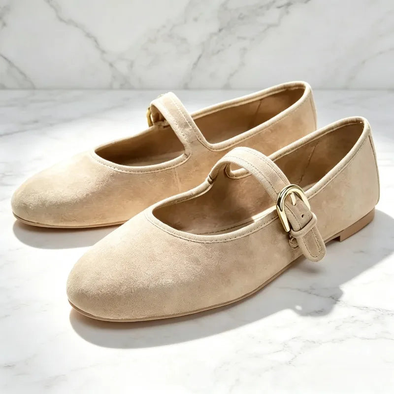 ELSIE | MARY JANE BALLET FLATS