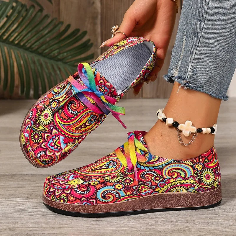 Maya | Vintage Lightweight Low-Top Sneakers