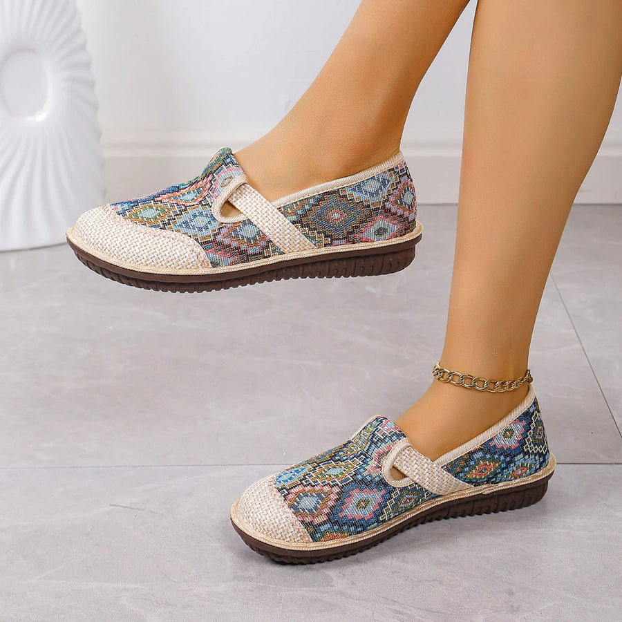 Lorna | Lightweight Boho Walking Sneakers