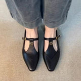 GRACE | T-STRAP VINTAGE LOAFERS
