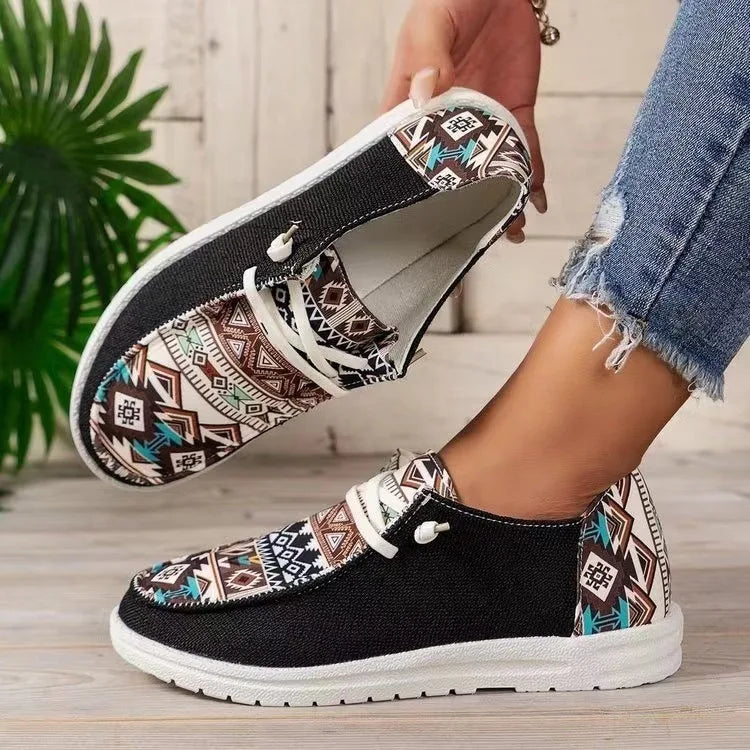 Ava | Orthopedic Patterned Sneakers