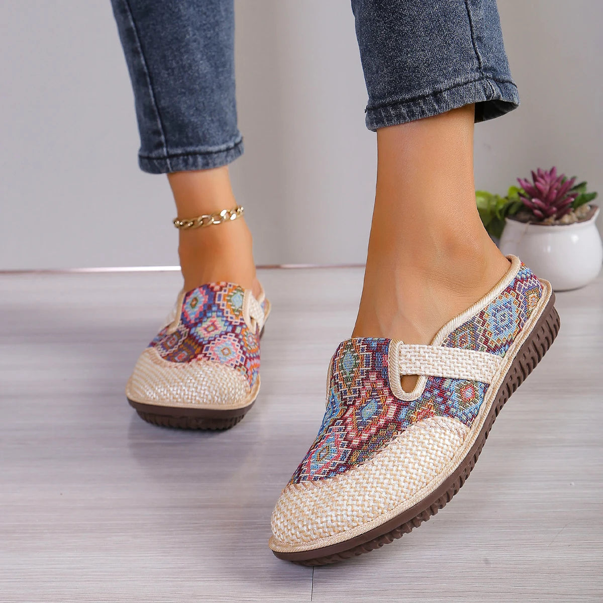 Lorna | Lightweight Boho Walking Sneakers