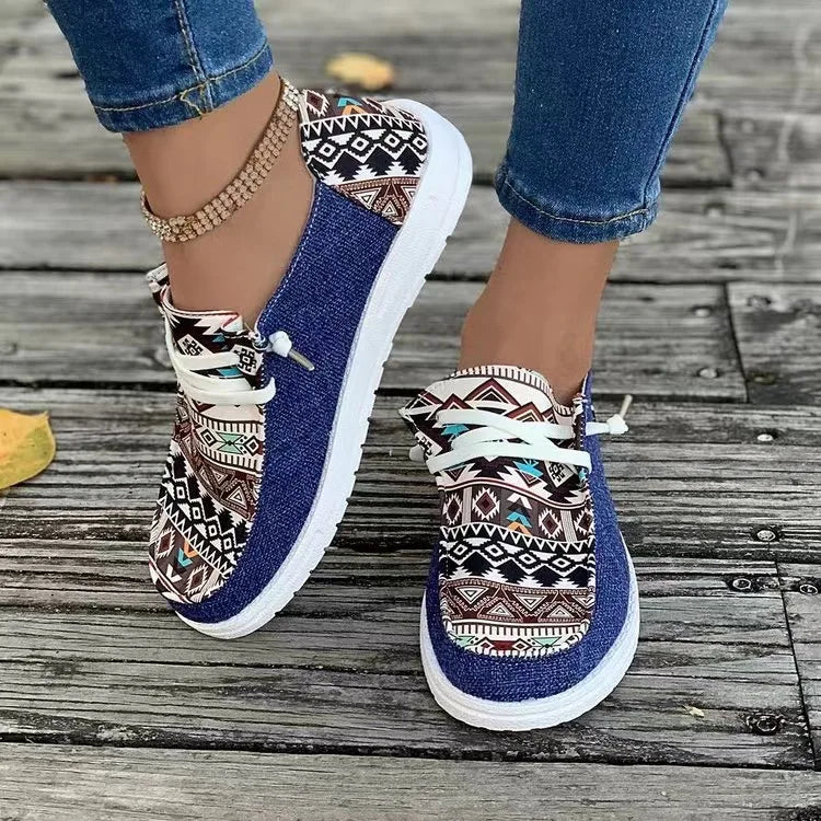Ava | Orthopedic Patterned Sneakers