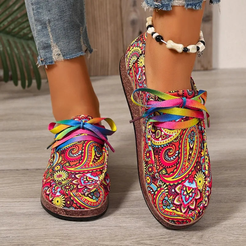 Maya | Vintage Lightweight Low-Top Sneakers