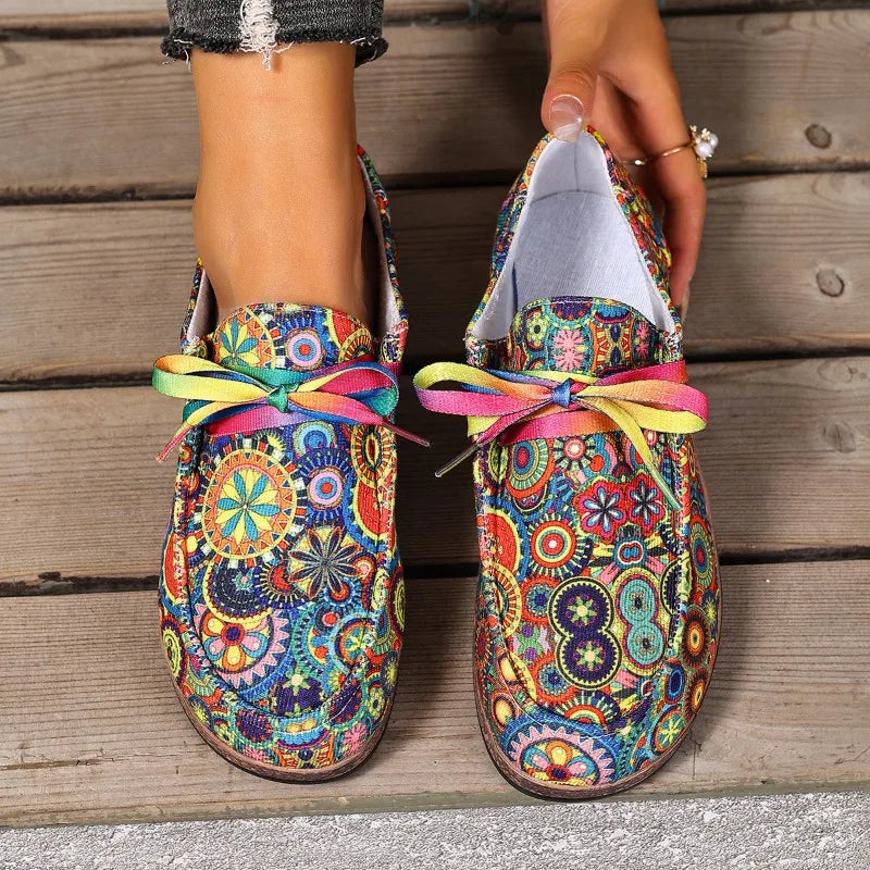 Maya | Vintage Lightweight Low-Top Sneakers