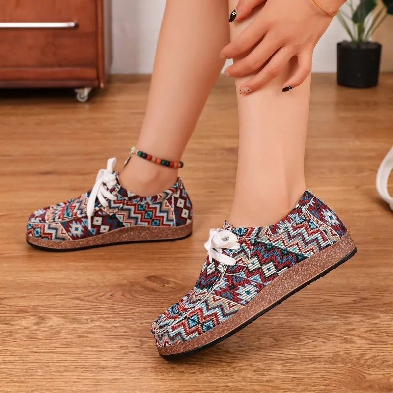 Isla | Orthopedic Patterned Sneakers