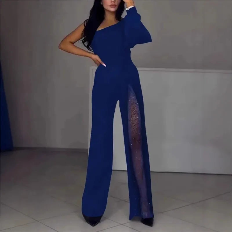 Maddison | One-Shoulder Wide-Leg Jumpsuit