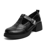 ISLA | CHUNKY SOLE MARY JANE LOAFERS