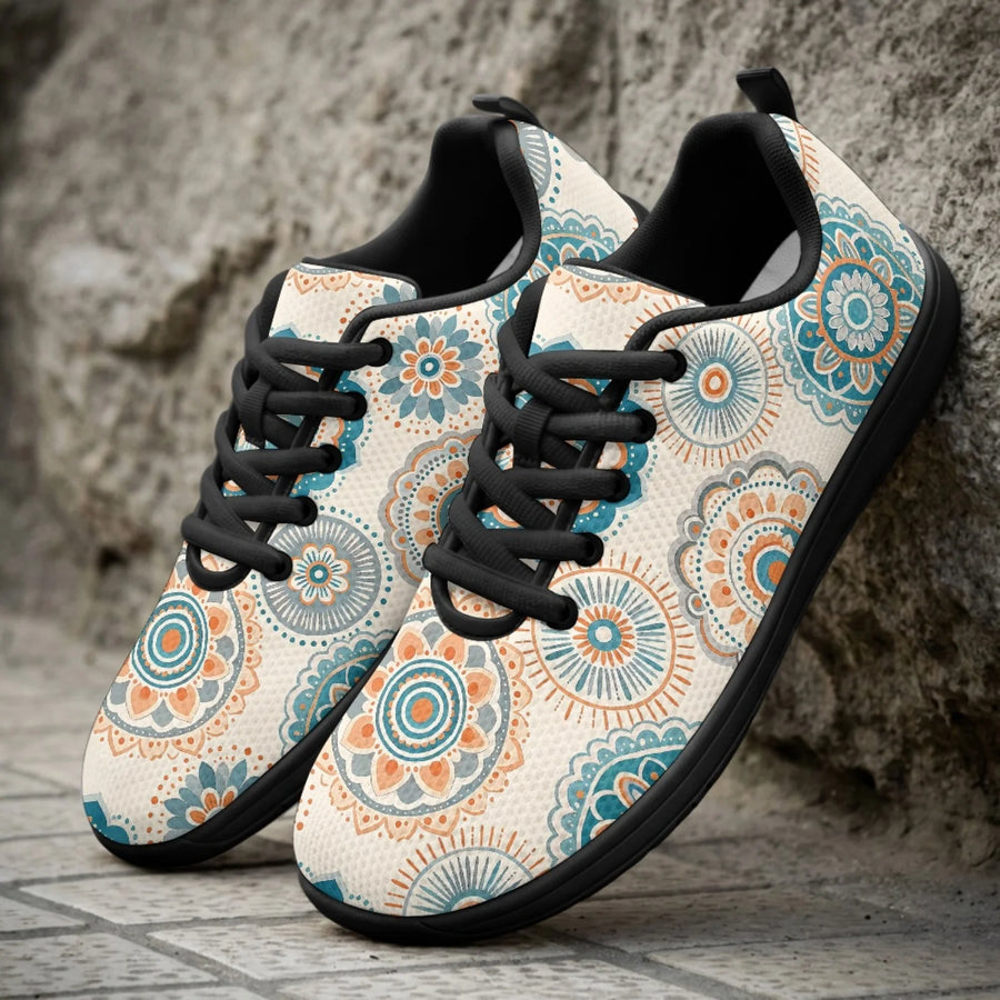 ROMILLY | MANDALA PRINT LIGHTWEIGHT WALKING TRAINERS