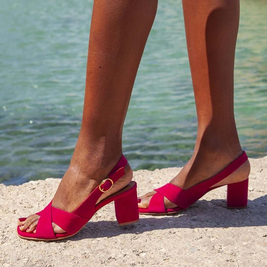 Elena | Blue Summer Sandals