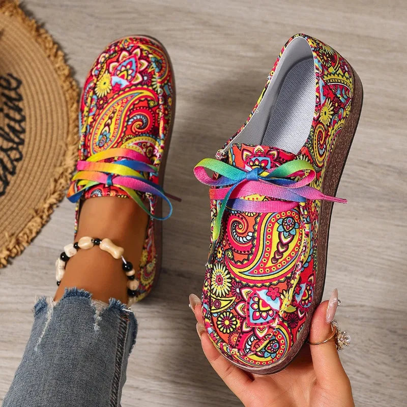 Maya | Vintage Lightweight Low-Top Sneakers