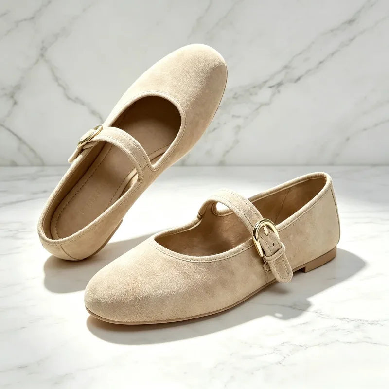 ELSIE | MARY JANE BALLET FLATS