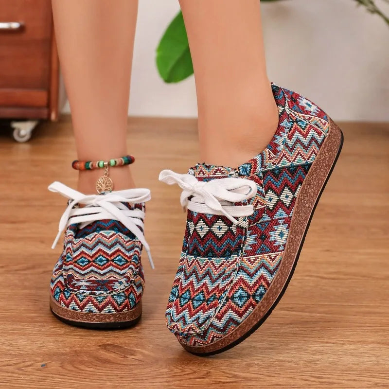 Isla | Orthopedic Patterned Sneakers