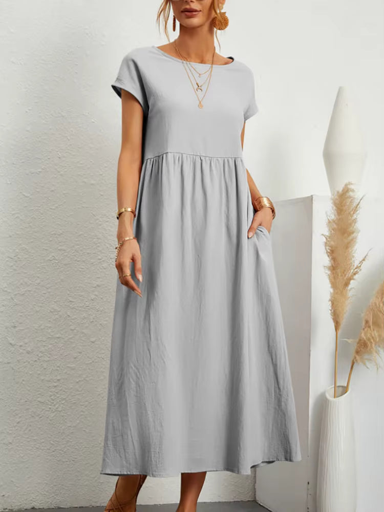 Ivy | Elegant Flowing Midi Dress