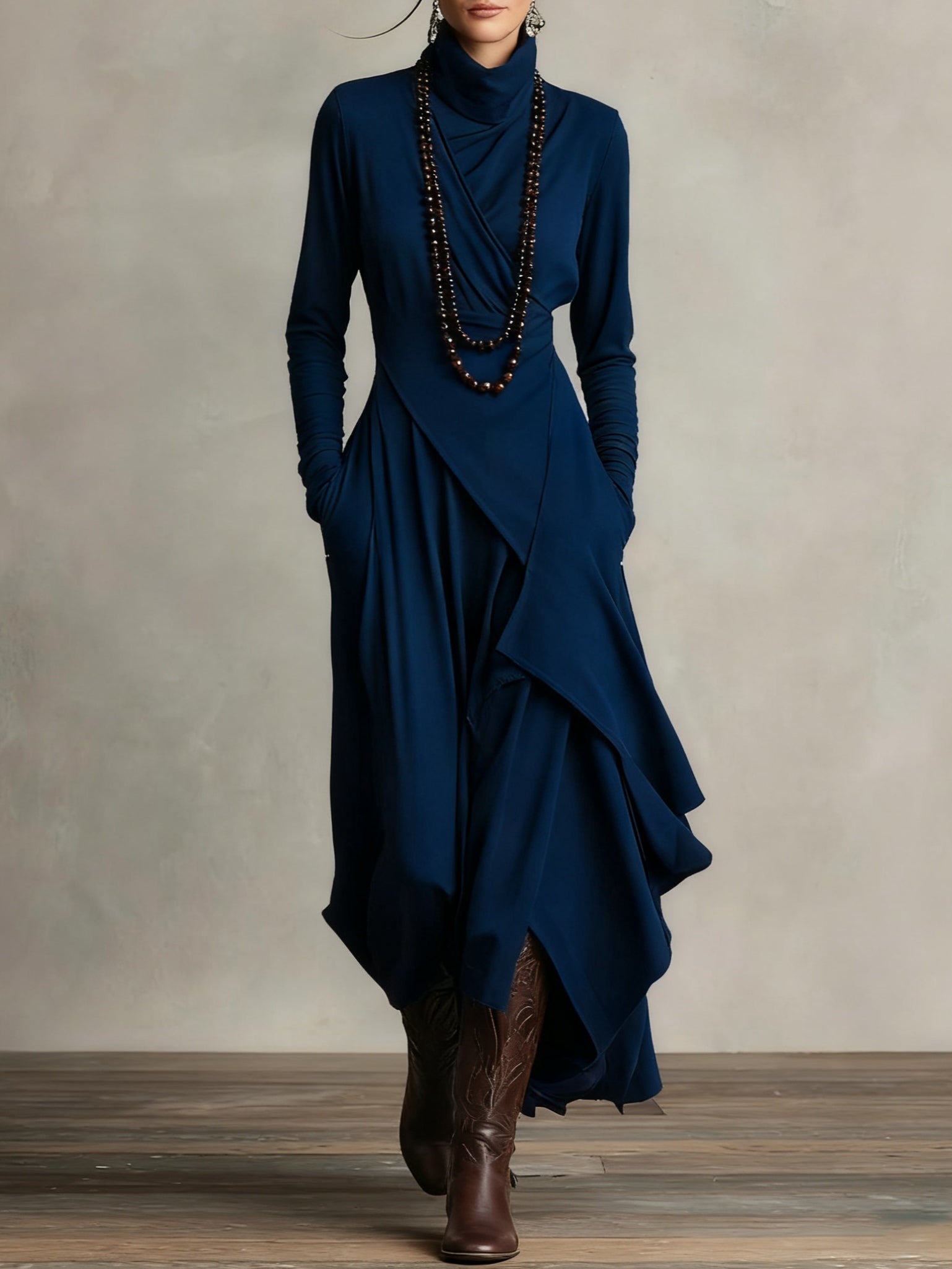 Aurelia | Women's Turtleneck Maxi